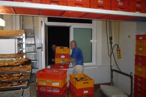 Lieferung für die Filialen