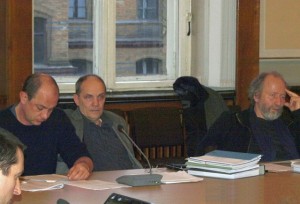 Keine Lust auf Staffage: Linksfraktionäre Matthias Zarbock, Michael van der Meer, Michail Nelken 