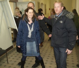 Die Prenzlauer Berger Herren überholt: Leonie Gebers 