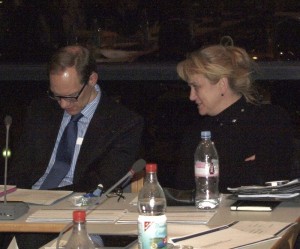 Carsten Spallek (im Bild links) hatte nichts zu sagen