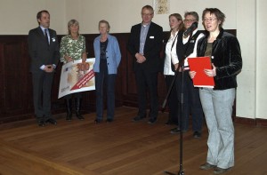 Bis heute dabei: BerTa-Gründerinnen  Petra Kirschner (2.v.l) und Britta Rosenfeld (rechts)