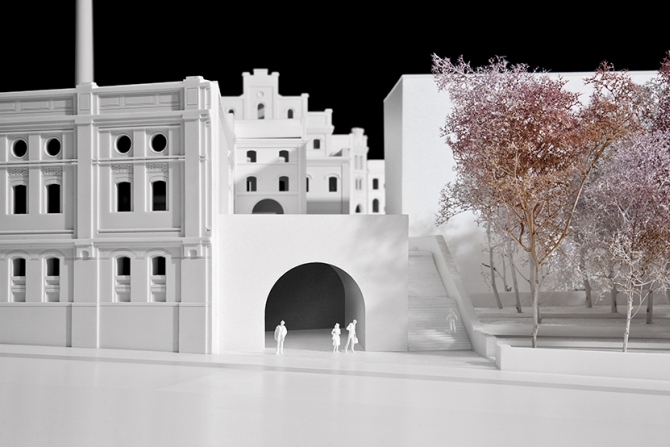 Eingang Saarbrücker Straße