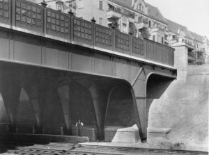 Die alte Schönfließer Brücke.  Foto: Hermann Rückwardt, 1913