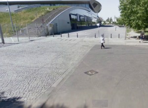 Areal vor der Schmeling Halle: Festivalparkplatz in spe