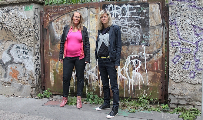 Auf verlorenem Posten: Martina Bolz und Bettina Richter