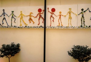 Wandinstallation von Rosaana Velasco in "Myer's Hotel"