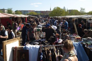 "Parkverträgliche Nutzung": Flohmarkt ím Mauerpark
